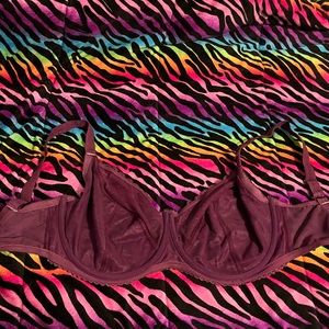 Pour Moi 34H EUC Underwire Maroon/Purple Bra